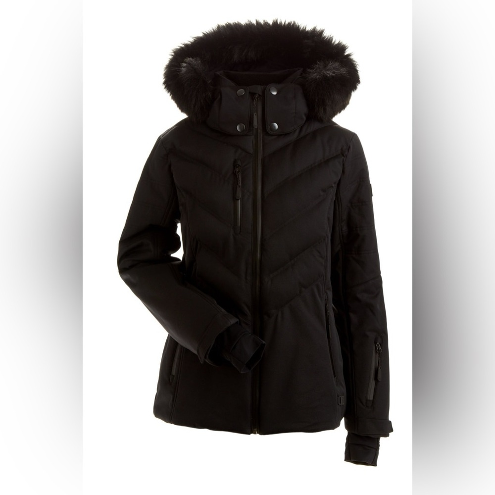 NILS ski jacket sundance size 10 black NWT